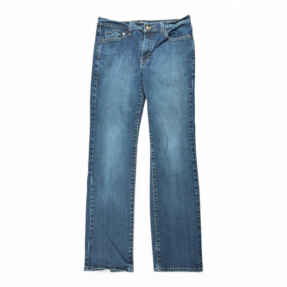 Urban Pipeline Jeans Mens 32x32 Blue Straight Fit Stretch Dark Wash Denim